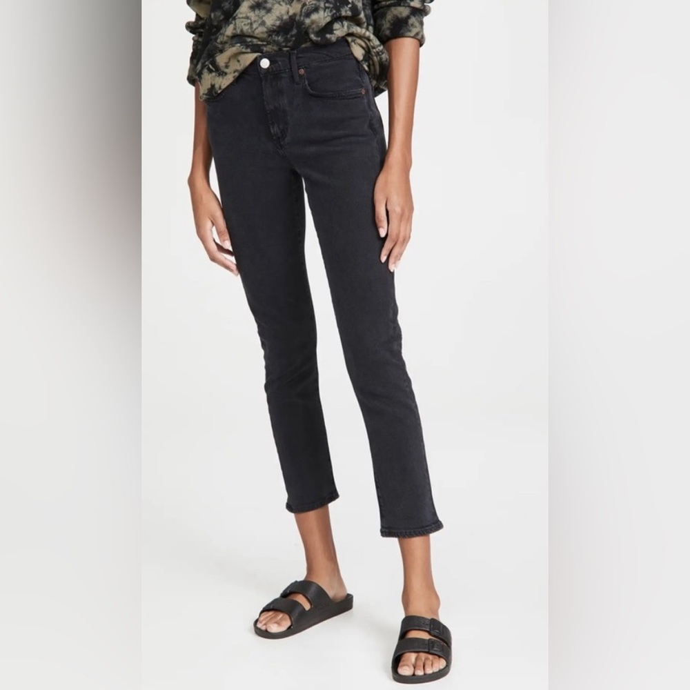 AGOLDE BLACK JEANS - TONI